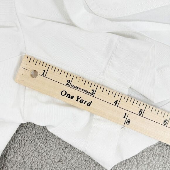 Ann Taylor Loft Cotton Canvas Chino Shorts White Size 4 - Picture 9 of 9